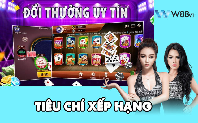 Cách xếp hạng top 10 game bài đổi thưởng uy tín