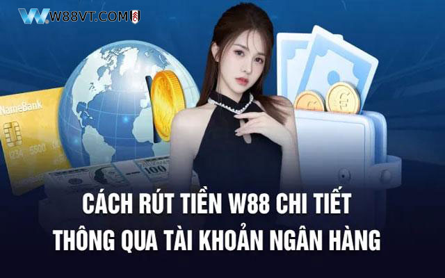 Rút tiền W88 về ngân hàng một cách an toàn