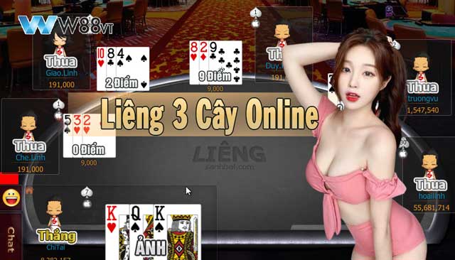 Cách chơi Liêng 3 cây online 