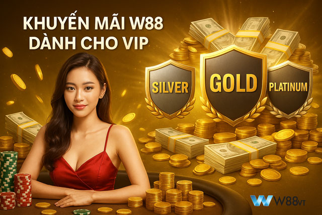 Khuyến Mãi W88 Mới Nhất 2026 – Tổng Hợp Ưu Đãi Lớn Nhất Dành Cho Người Chơi 6 vip w88 khuyến mãi