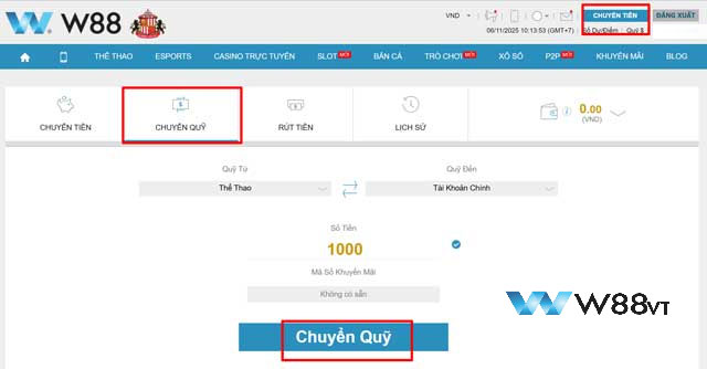 W88 rút tiền siêu tốc, hỗ trợ nhiều phương thức rút tiền tại Việt Nam