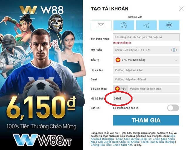 Ưu điểm nhận được khi đăng ký W88 qua đại lý W88 SP