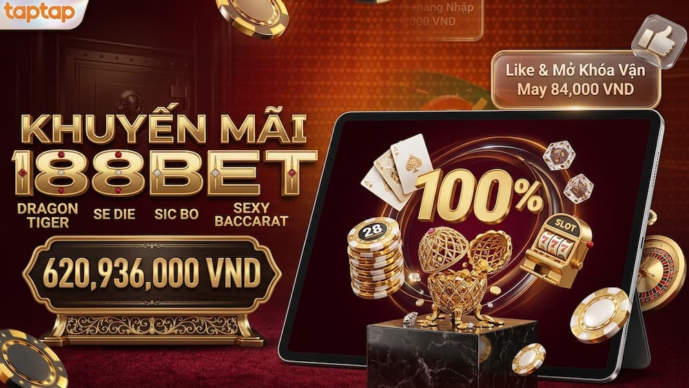 Thưởng từ cổng game đổi thưởng tặng tiền khi đăng ký 188bet