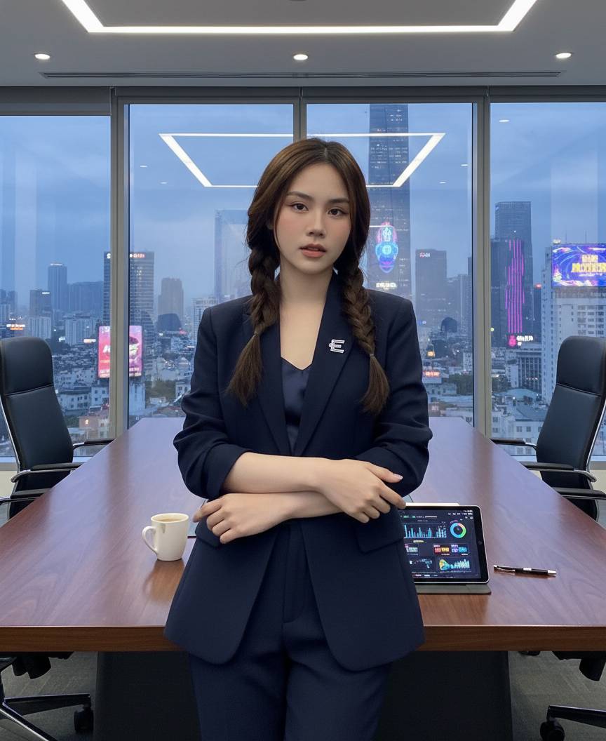 Chuyên gia Trịnh Mai Quyên từ W88VT đang thực hiện thẩm định tính năng bảo mật trên ứng dụng W88.