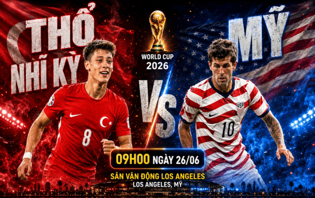 Thổ Nhĩ Kỳ vs Mỹ